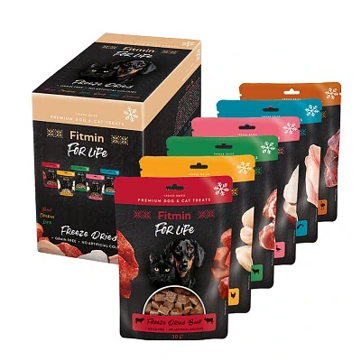 Fitmin For Life Mrazem sušené pochoutky Multipack 6 příchutí