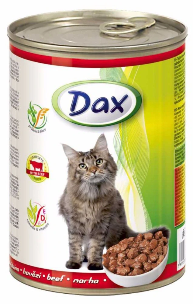 Dax Cat kousky hovězí 415g