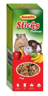 Avicentra Tyčinky deluxe s ovocem pro křečky, potkany a myši