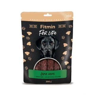 Fitmin For Life Jehněčí chipsy pamlsek pro psy 200g