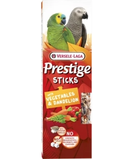 Verele-Laga Prestige Sticks Tyčinky Parrots with Vegetables & Dandelion - 2 ks (140g)